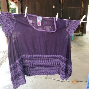 Very Good condition Johnny Was short sleeve top